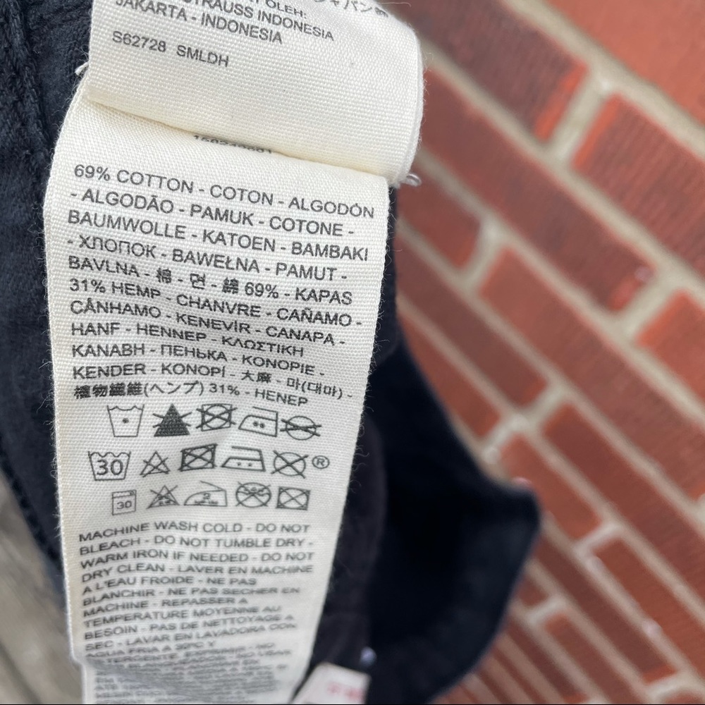 🆕 Levi’s Ribcage Wide Leg High Rise Pants Hemp - Picture 15 of 16